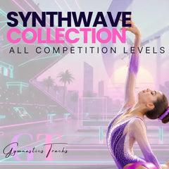 A shimmering purple and silver sequined gymnastics leotard with a sheer mesh overlay