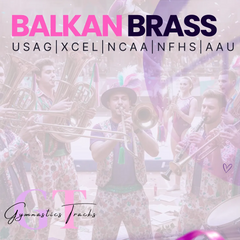 A brass trombone with a shiny metallic finish and a green tassel hanging from its slide