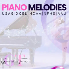 Piano Melodies gymnastics floor music collection