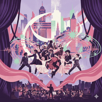Gymnastique sur tapis de style comédie musicale à Broadway | Les projecteurs s’allument au centre de la scène