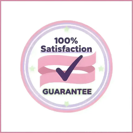 100% satisfaction guarantee badge for Golden Victory K-Pop gymnastics floor music