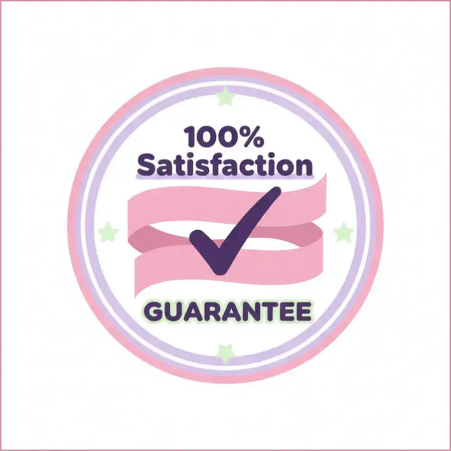 Pink lavender 100% satisfaction guarantee badge for Gymnastics Floor Music track 9