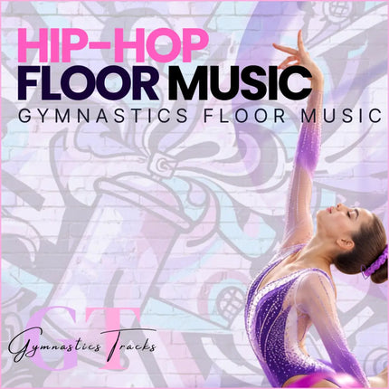 A shimmering purple hip-hop gymnastics floor leotard with sparkling sequins and a sheer, form-fitting design