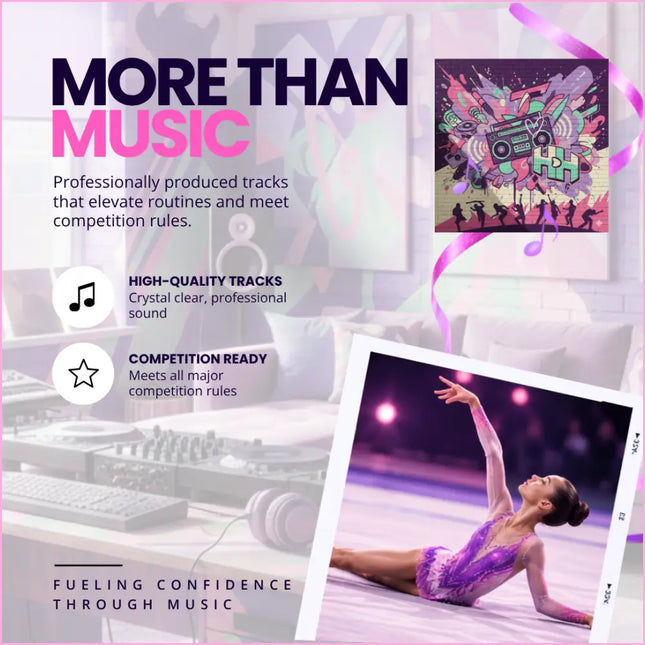 A shimmering purple figure skating costume with intricate sequin detailing for hip-hop gymnastics floor music routines