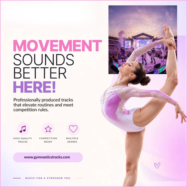 A pink and white sparkly gymnastics leotard with sheer long sleeves for k-pop gymnastics floor music neon cyber-strike