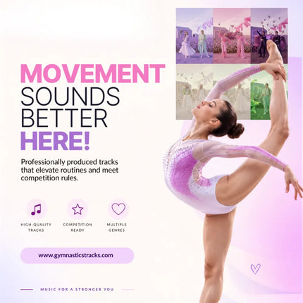 A pink and white gymnastics leotard with sheer long sleeves perfect for k-pop gymnastics floor music routines