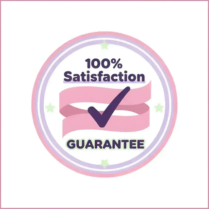 100% satisfaction guarantee badge for Level Up Video Game Chiptune Gymnastics Floor Music