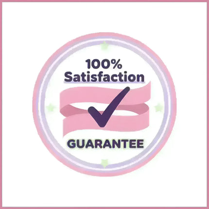 100% satisfaction guarantee badge for Neon Nitro Techno EDM gymnastics floor music