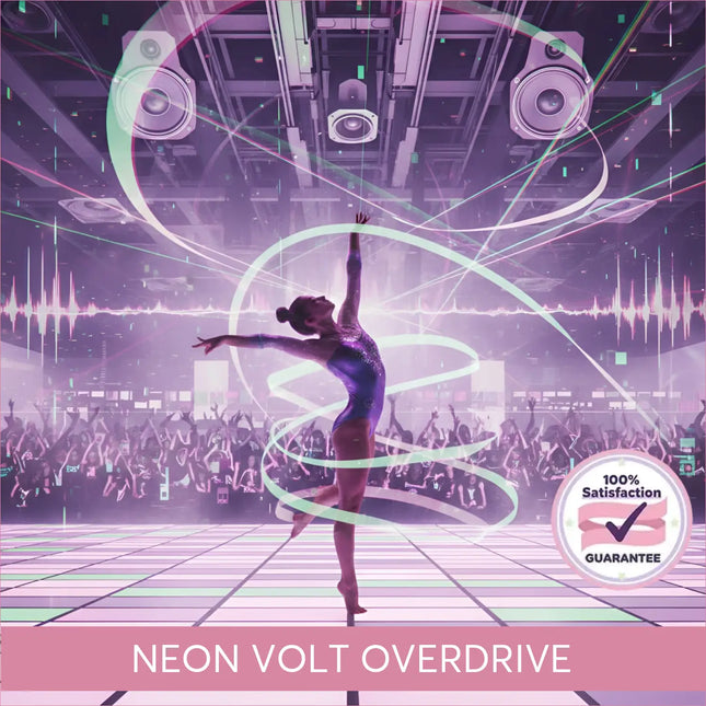 A shimmering purple sequined leotard with long sleeves perfect for gymnastics floor music techno edm performances