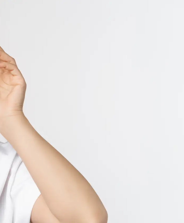 White over-ear headphones with a sleek, modern design
